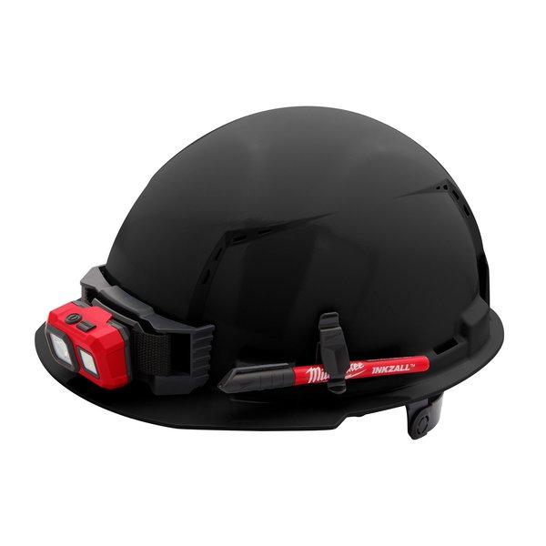 Front Brim Black Front Brim Vented Hard Hat w/6pt Ratcheting Suspension - Type 1, Class C
