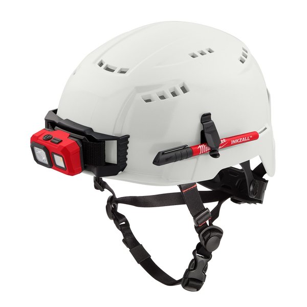 Climbing White Vented Safety Helmet - Type 2, Class C, Type 2, Class C