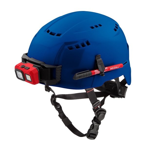 Climbing Blue Vented Safety Helmet - Type 2, Class C, Type 2, Class C