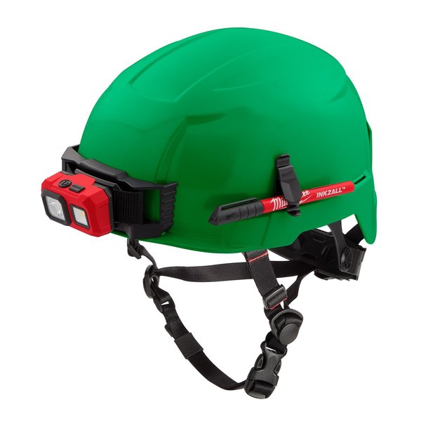 Climbing Green Safety Helmet - Type 2, Class E, Type 2, Class E