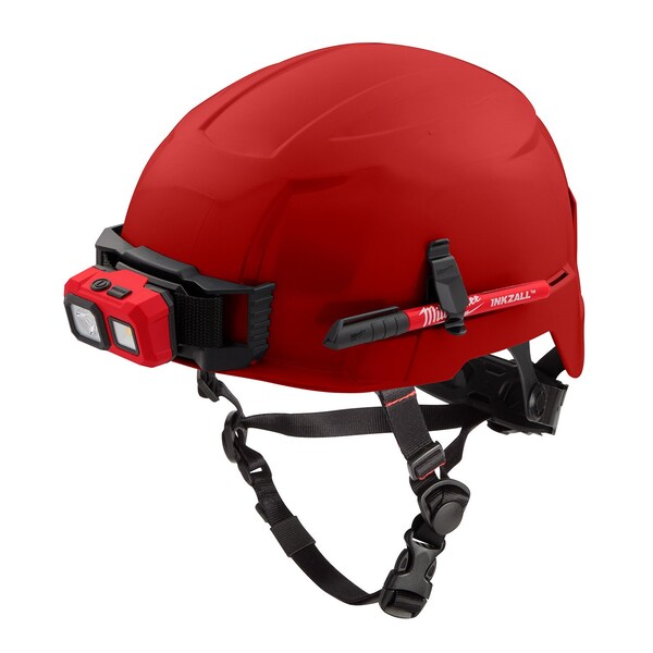 Climbing Red Safety Helmet - Type 2, Class E, Type 2, Class E