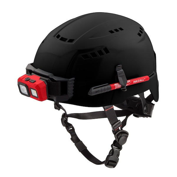 Climbing Black Vented Safety Helmet - Type 2, Class C, Type 2, Class C