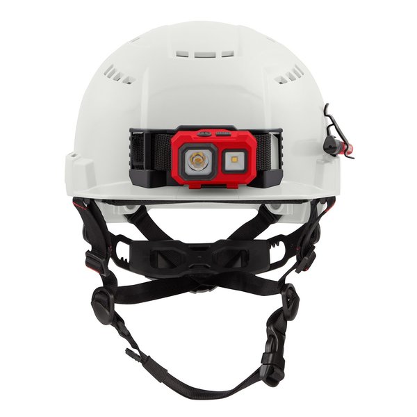 Front Brim White Front Brim Vented Safety Helmet - Type 2, Class C, Type 2, Class C