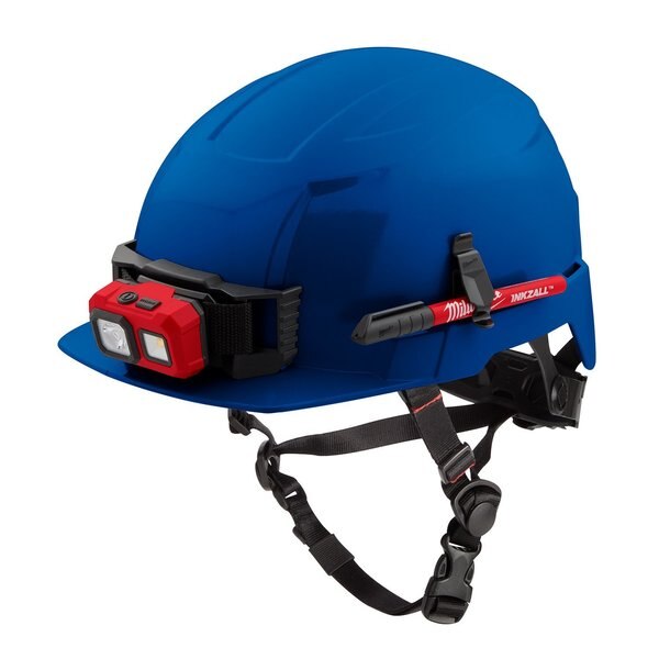 Front Brim Blue Front Brim Safety Helmet - Type 2, Class E, Type 2, Class E