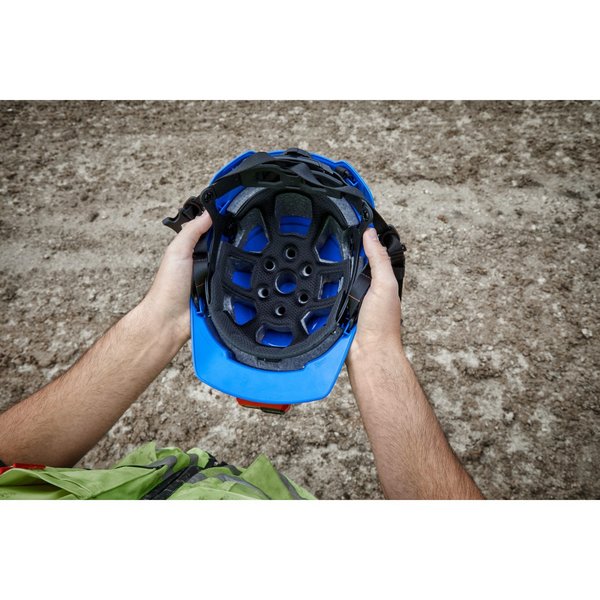 Front Brim Yellow Front Brim Safety Helmet - Type 2, Class E, Type 2, Class E