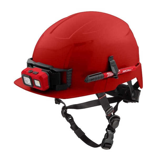 Front Brim Red Front Brim Safety Helmet - Type 2, Class E, Type 2, Class E