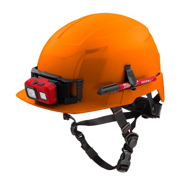 Front Brim Orange Front Brim Safety Helmet - Type 2, Class E, Type 2, Class E