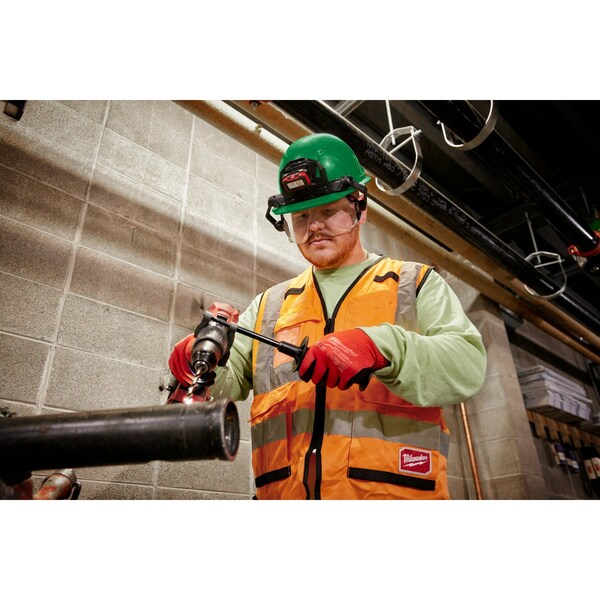 BOLT Clear Dual Coat Lens Eye Visor for Milwaukee Safety Helmets and Hard Hats