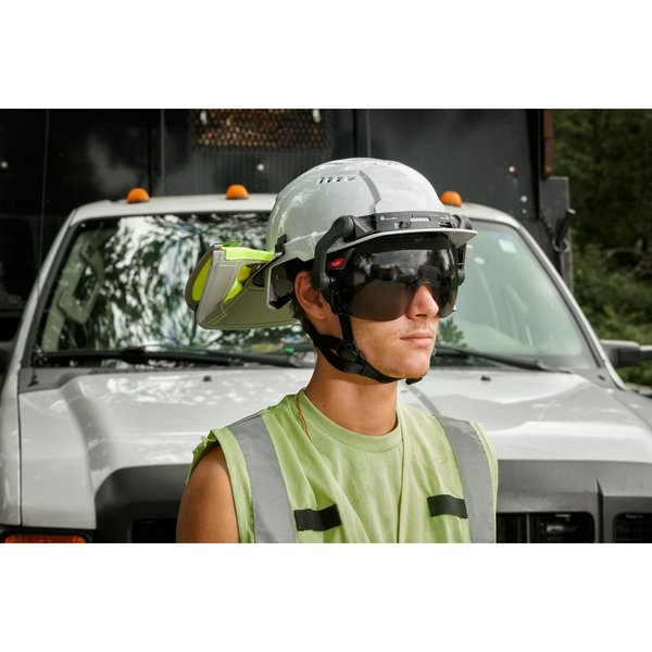 BOLT Clear Dual Coat Lens Eye Visor for Milwaukee Safety Helmets