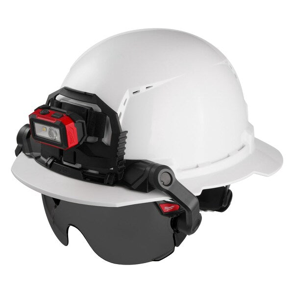 BOLT Tinted Dual Coat Lens Eye Visor for Milwaukee Safety Helmets and Hard Hats