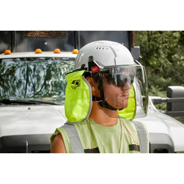 BOLT Clear Dual Coat Lens Full Face Shield for Milwaukee Safety Helmets and Hard Hats