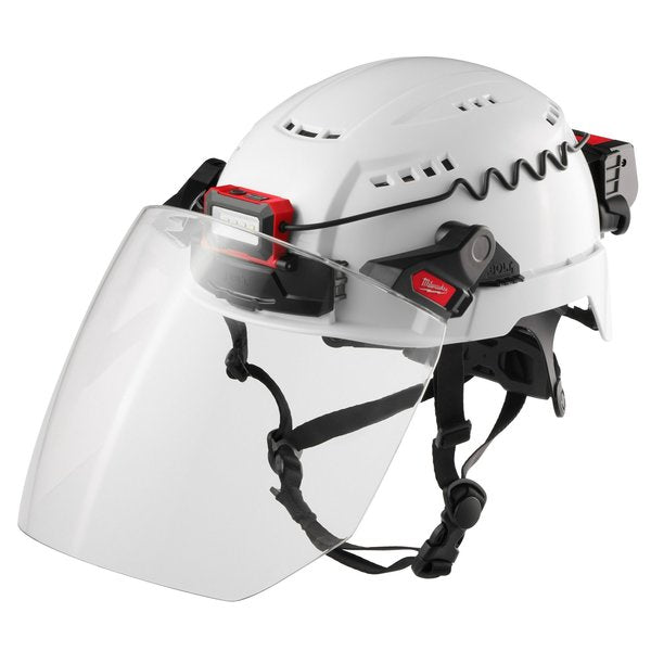 BOLT Clear Dual Coat Lens Full Face Shield for Milwaukee No-Brim Safety Helmets