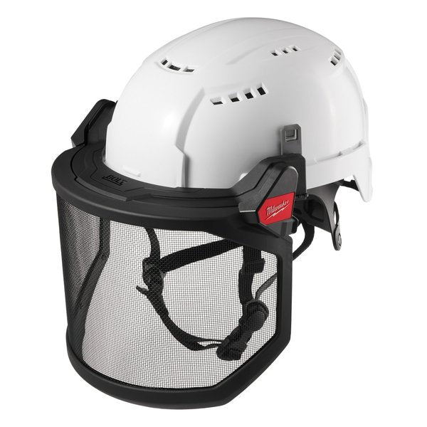 BOLT Metal Mesh Full Face Shield for Milwaukee Safety Helmets and Hard Hats
