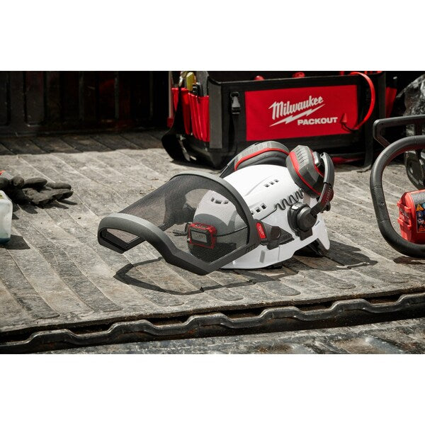 BOLT Metal Mesh Full Face Shield for Milwaukee No-Brim Safety Helmets