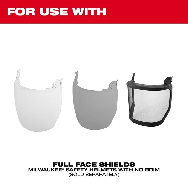 Replacement No-Brim Safety Helmet Mount for BOLT Full Face Shield