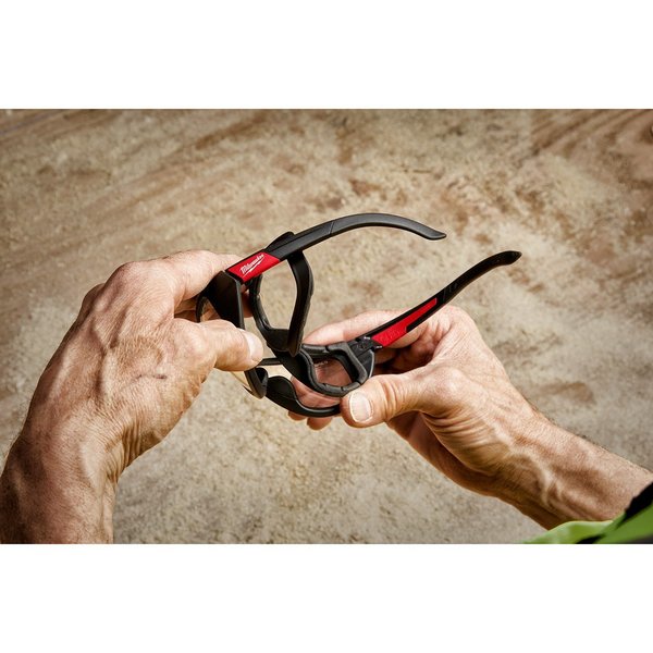 Clear Performance Safety Glasses w/Gasket (Polybag)