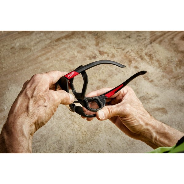 Clear Performance Safety Glasses w/Gasket (Polybag)