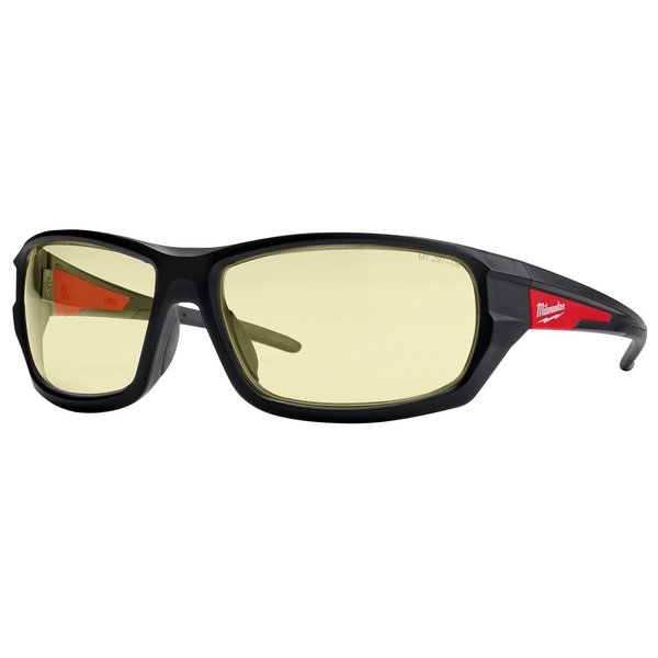 Performance Safety Glasses - Yellow Fog-Free Lenses (Polybag), Yellow Polycarbonate Lens