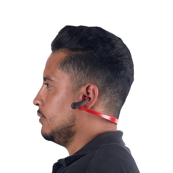 Reusable Banded Ear Plugs with 25 dB Noise Reduction Rating