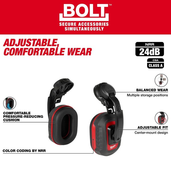 Ear Muffs, NNR 24dB, Black