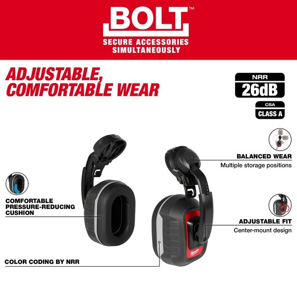Ear Muffs, NNR 26dB, Black