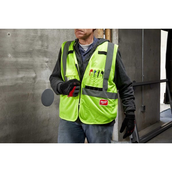 Class 2 High Visibility Orange  Safety Vest - 2XL/3XL