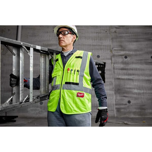Class 2 High Visibility Orange  Safety Vest - 2XL/3XL
