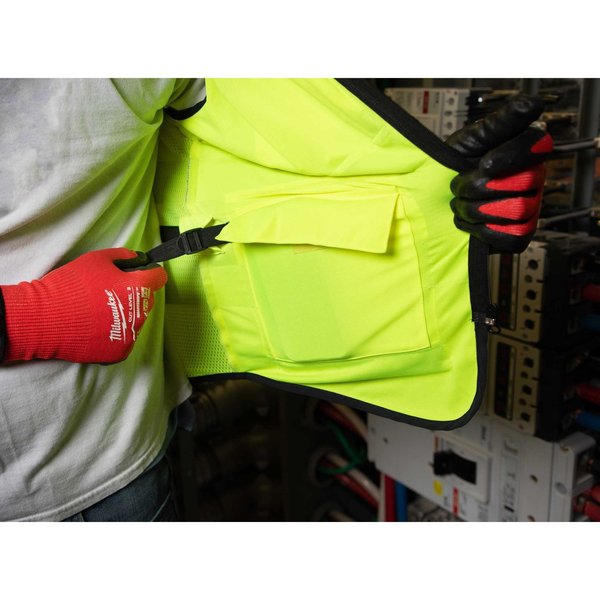 Class 2 High Visibility Orange Performance Safety Vest - S/M (CSA)