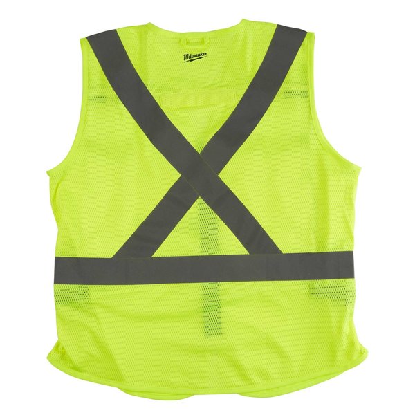 Class 2 High Visibility Yellow Safety Vest - 4XL/5XL (CSA)