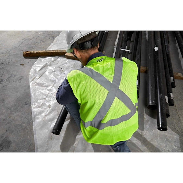 Class 2 High Visibility Orange  Safety Vest - 4XL/5XL (CSA)
