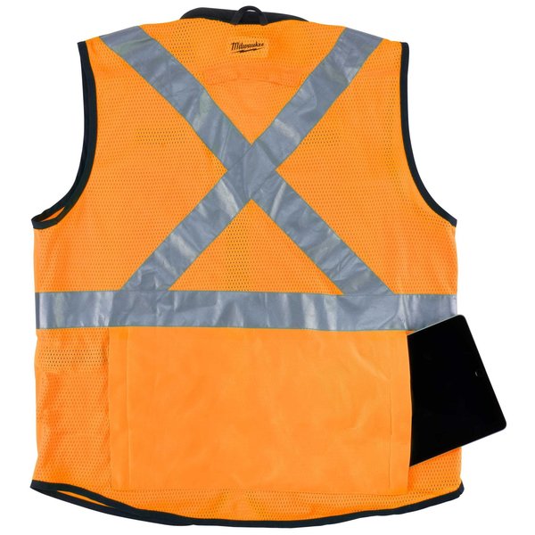 Class 2 High Visibility Orange Performance Safety Vest - S/M (CSA)