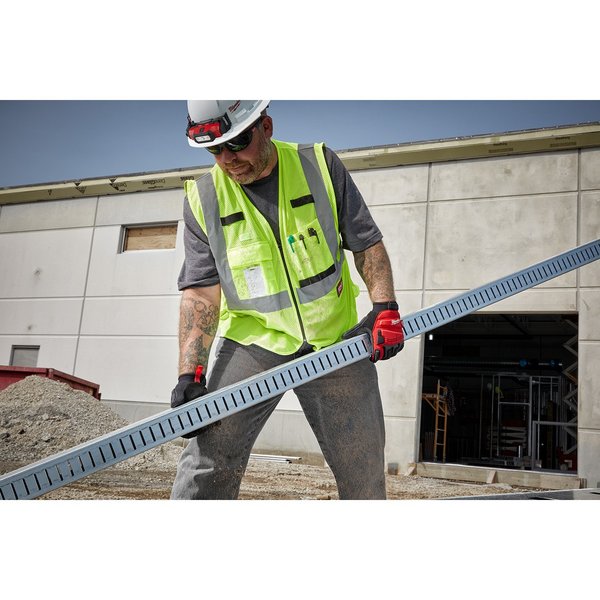Class 2 High Visibility Yellow Mesh Safety Vest - 4X-Large/5X-Large