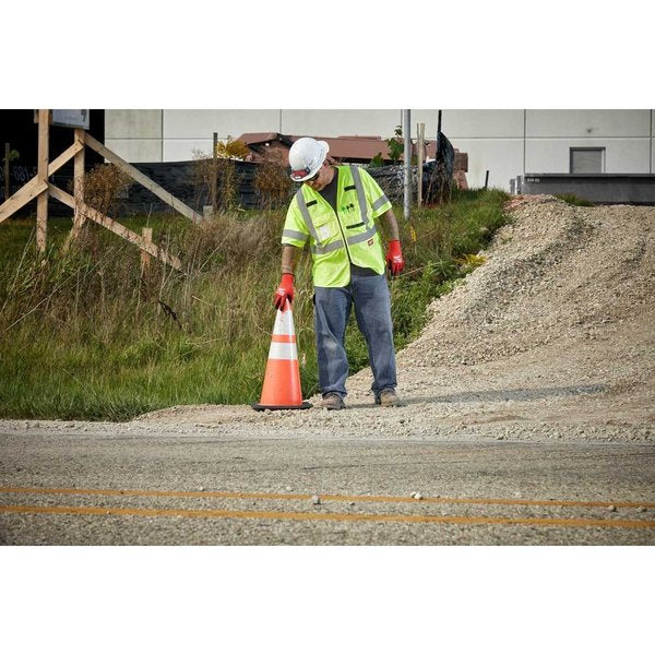 Class 3 High Visibility Yellow Safety Vest - 4X-Large/5X-Large