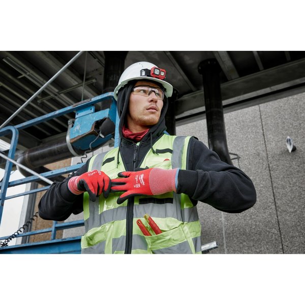 Level 2 Cut Resistant Latex Dipped Winter Insulated Gloves - Medium (12 pair)