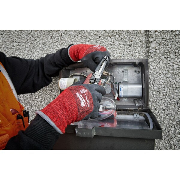 Level 4 Cut Resistant Latex Dipped Winter Insulated Gloves - Small (12 pair)