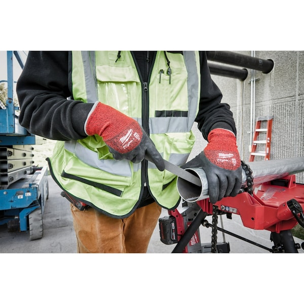 Level 4 Cut Resistant Latex Dipped Winter Insulated Gloves - Small (12 pair)
