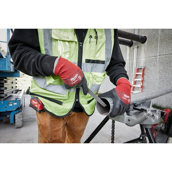 Level 4 Cut Resistant Latex Dipped Winter Insulated Gloves - 2X-Large