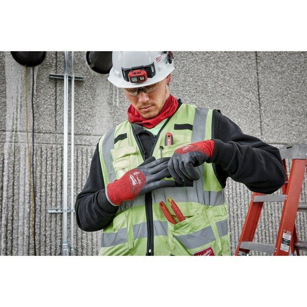 Level 4 Cut Resistant Latex Dipped Winter Insulated Gloves - 2X-Large