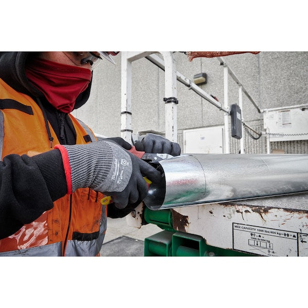 Level 5 Cut Resistant Latex Dipped Winter Insulated Gloves - Medium (12 pair)