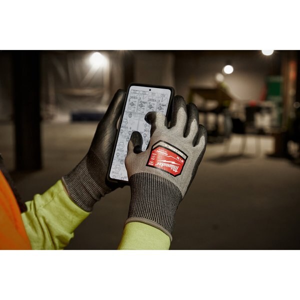Level 4 Cut Resistant High Dexterity Polyurethane Dipped Gloves - Medium