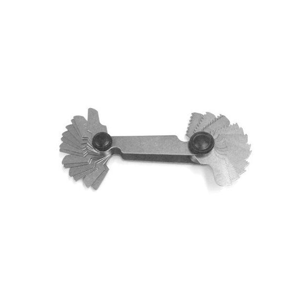 28 Piece 0.25-2.5mm 60 Degree Screw Pitch Gage