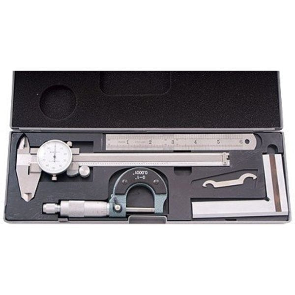 4 Piece Machinist's / Student's Kit With 6