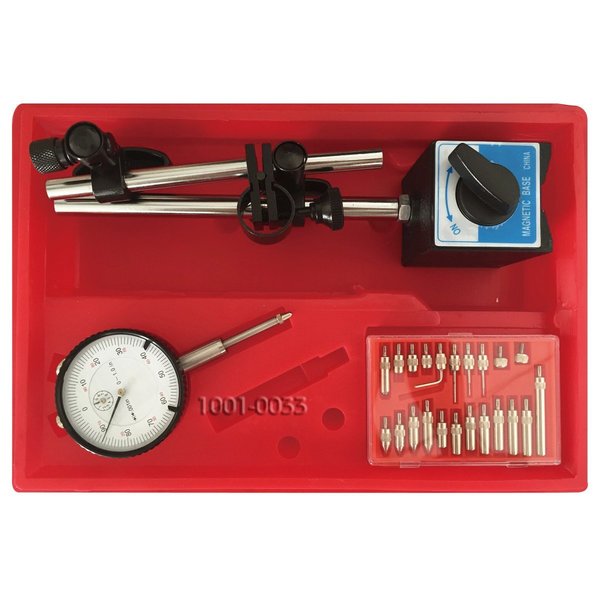 3 Piece Tool Kit With Indicator Point Set & Magnetic Base