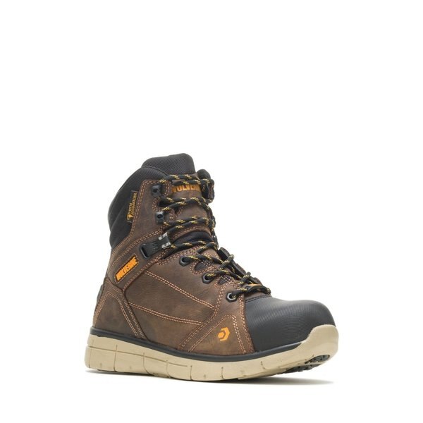 Size 7 Men's 6 in Work Boot Composite Work Boot, Brown