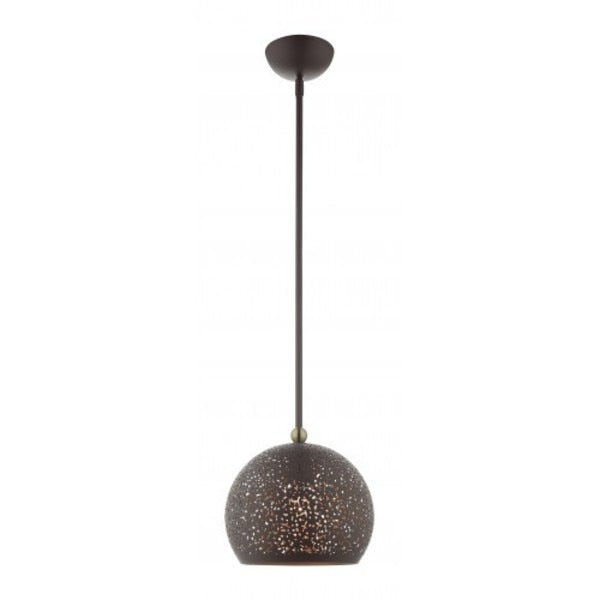 Bronze with Antique Brass Accents Pendan