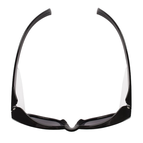 Safety Glasses, Traditional Smoke Polycarbonate Lens, Anti-Fog