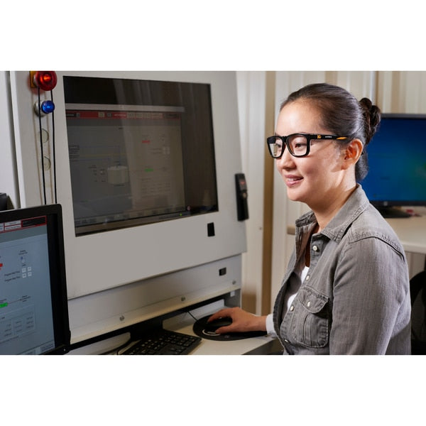 Safety Glasses, Traditional Clear Polycarbonate Lens, Anti-Reflective