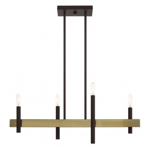 Bronze with Antique Brass Accents Chande