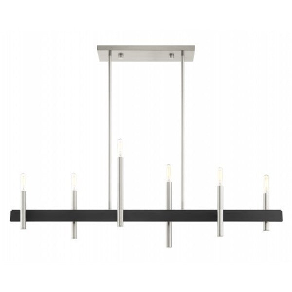 Brushed Nickel with Bronze Accents Chand