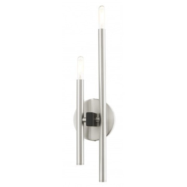 Brushed NickelADA Double Sconce, 2 Light